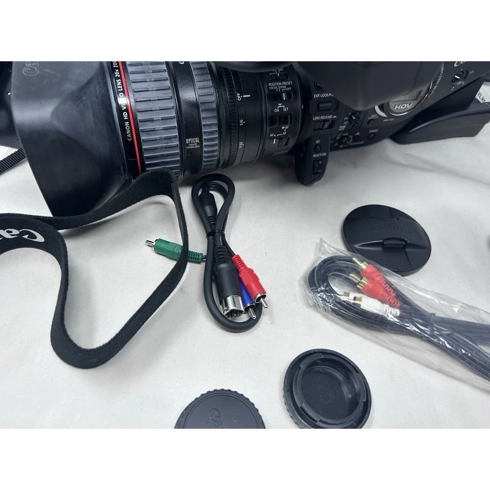 Canon XL H1A 3CCD HD Professional Camcorder -20x 5.4-108mm Zoom Lens & Hard Case